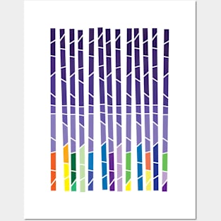 Colorful geometric art Posters and Art